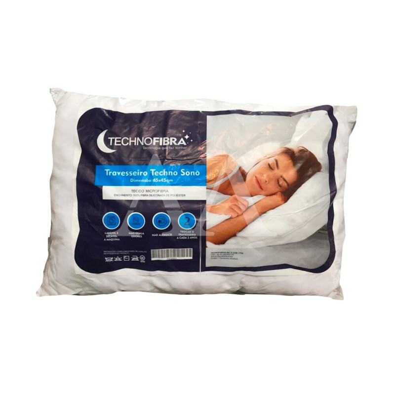 TRAVESSEIRO TECHNOSONO FIBRA 65X45 TRAVESSEIRO TECHNOSONO FIBRA 65X45