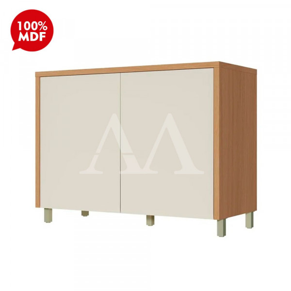 BALCAO NESHER 2P CONDESSA 120CM CARVALHO/GREIGE 500969 BALCAO NESHER 2P CONDESSA 120CM CARVALHO/GREIGE 500969