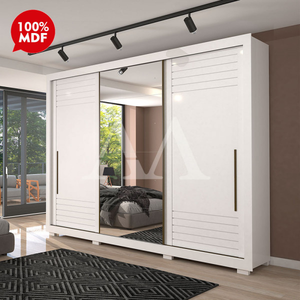 ROUPEIRO 3P. CORRER 6G PANAN VITORIA SLIDE C/ESP E C/PES BRANCO ROUPEIRO 3P. CORRER 6G PANAN VITORIA SLIDE C/ESP E C/PES BRANCO