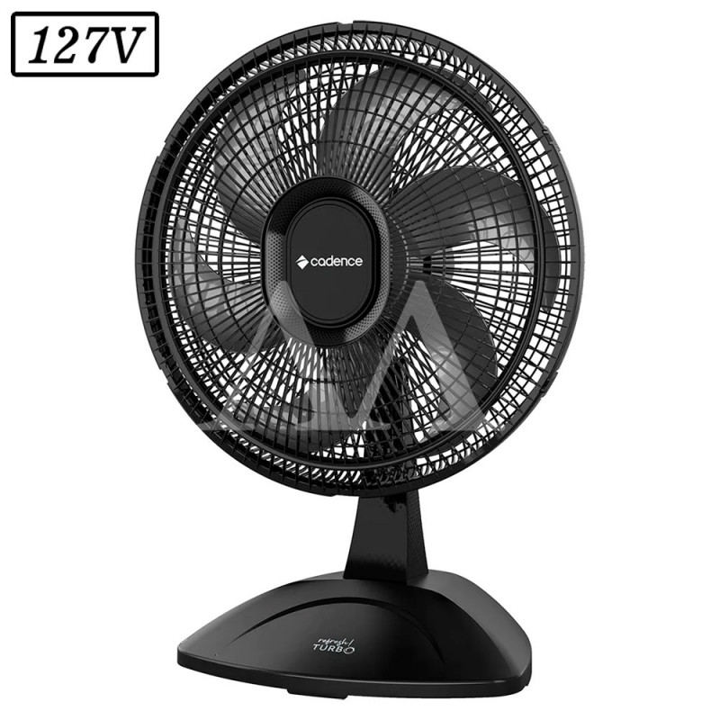 VENTILADOR CADENCE TURBO REFRESH VTR410 45CM 6 PAS 3 VEL 127V PRETO VENTILADOR CADENCE TURBO REFRESH VTR410 45CM 6 PAS 3 VEL 127V PRETO