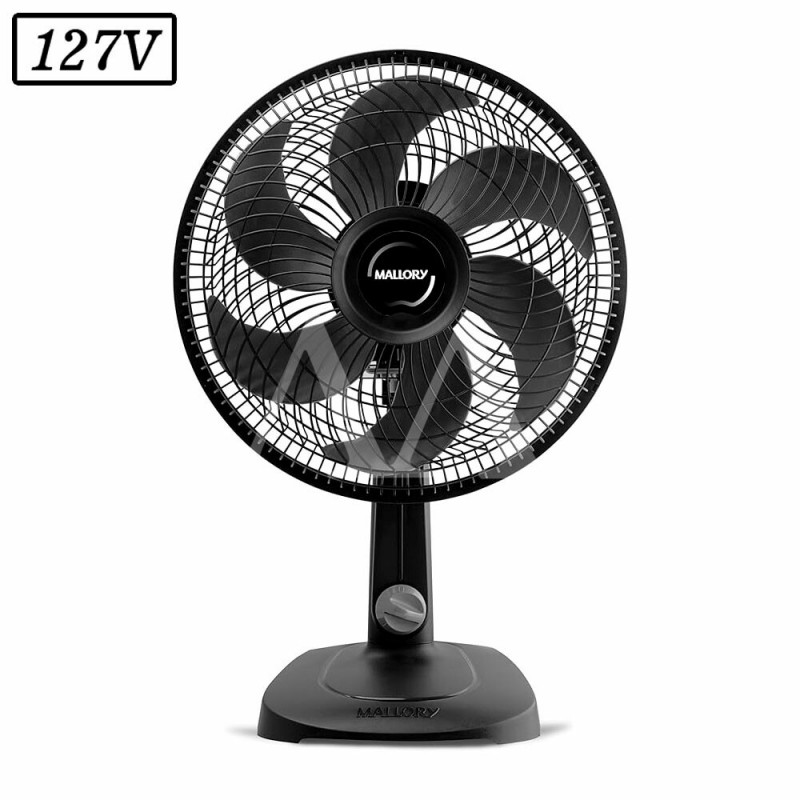 VENTILADOR MALLORY TURBO COMPACT 30CM 6 PAS 3 VEL 127V PRETO/GRAFITE VENTILADOR MALLORY TURBO COMPACT 30CM 6 PAS 3 VEL 127V PRETO/GRAFITE