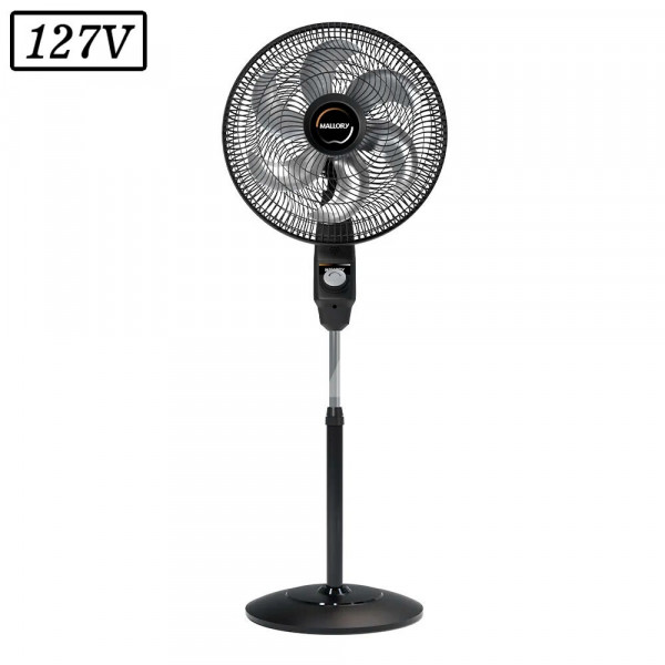 VENTILADOR MALLORY EOLO COLUNA 40CM 6 PAS 3 VEL 127V PRETO/GRAFITE VENTILADOR MALLORY EOLO COLUNA 40CM 6 PAS 3 VEL 127V PRETO/GRAFITE