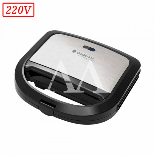 SANDUICHEIRA TOAST GRILL CADENCE SAN615 750W 220V INOX/PRETA SANDUICHEIRA TOAST GRILL CADENCE SAN615 750W 220V INOX/PRETA