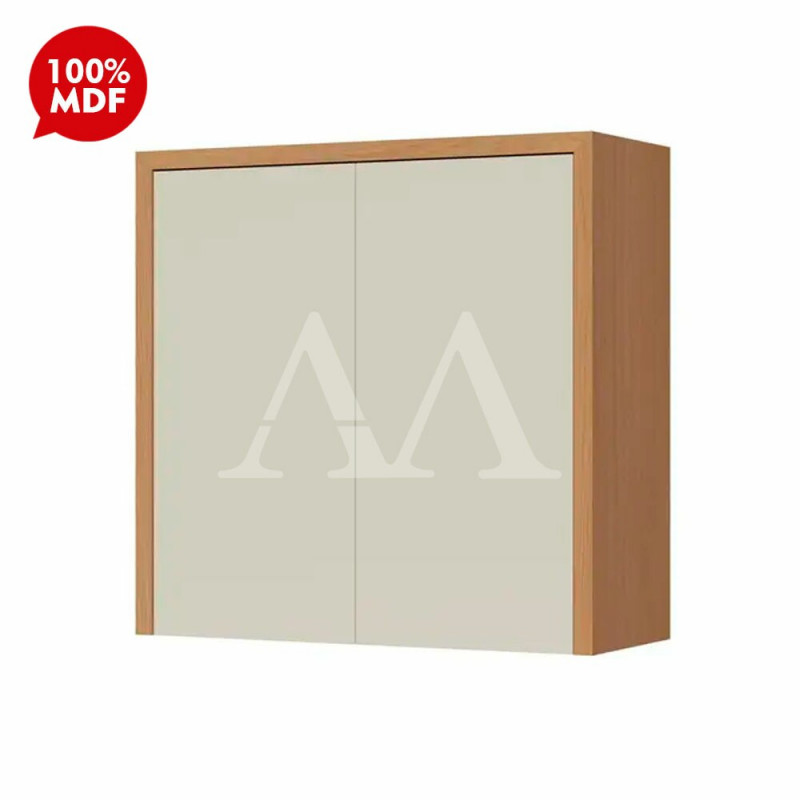 ARMARIO NESHER 2P ABRIR CONDESSA 80CM CARVALHO/GREIGE 500967 ARMARIO NESHER 2P ABRIR CONDESSA 80CM CARVALHO/GREIGE 500967