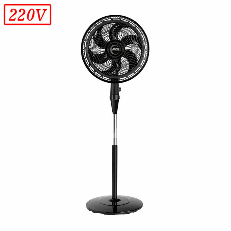 VENTILADOR ARNO VE6C XTREME 6 COLUNA 40CM 6 PAS 3 VEL 220V PRETO VENTILADOR ARNO VE6C XTREME 6 COLUNA 40CM 6 PAS 3 VEL 220V PRETO