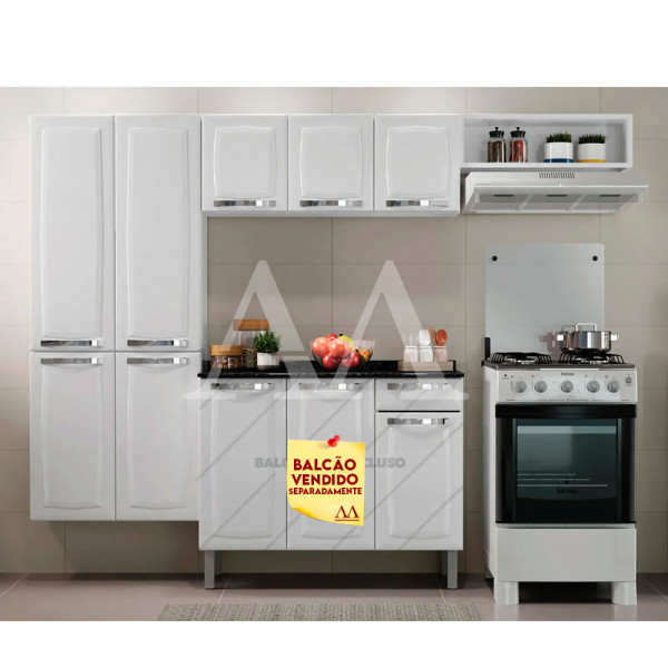 COZINHA ITATIAIA COMPACTA 7P C/NICHO ROSE BRANCO 0595 COZINHA ITATIAIA COMPACTA 7P C/NICHO ROSE BRANCO 0595