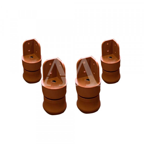 KIT TCIL PES C/4 PLASTICO C/ REGULAGEM CARAMELO KIT TCIL PES C/4 PLASTICO C/ REGULAGEM CARAMELO