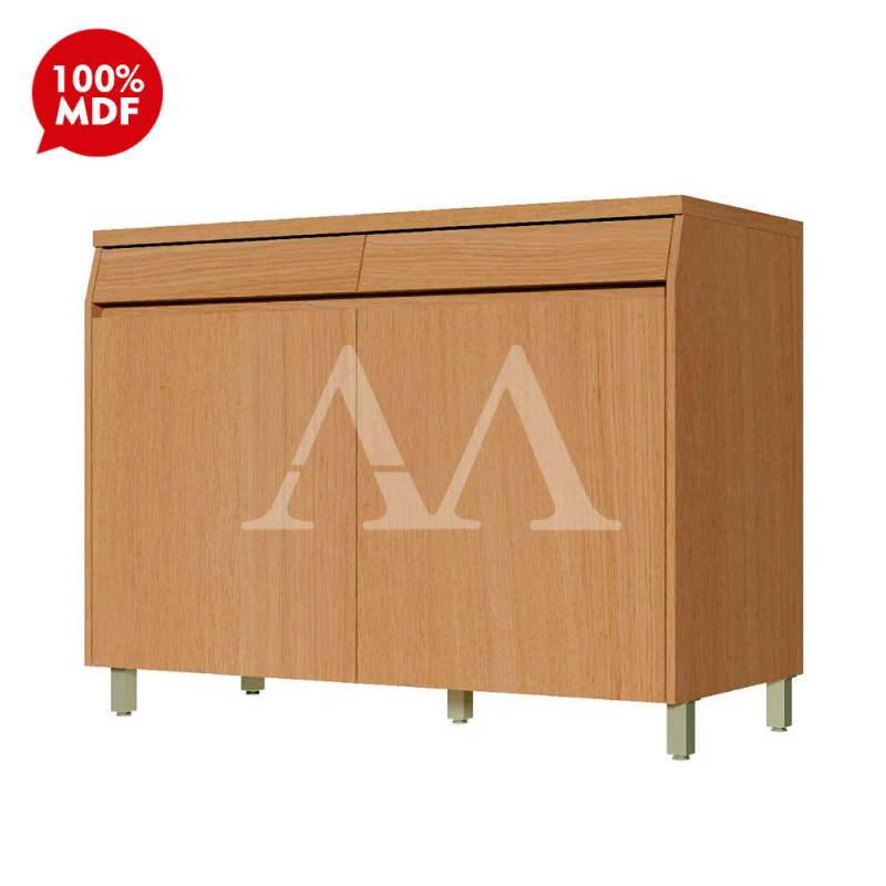 BALCAO NESHER 2P 2G SIMONE MENDES 120CM CARVALHO 500963 BALCAO NESHER 2P 2G SIMONE MENDES 120CM CARVALHO 500963