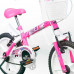 BICICLETA TK3 TRACK PINKY ARO 16 INFANTIL S/MARCHA ROSA/BRANCO