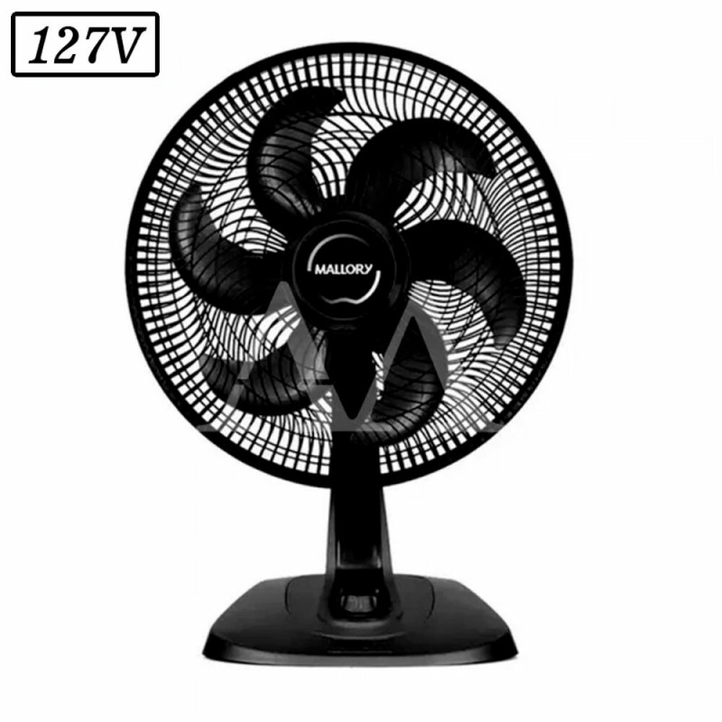 VENTILADOR MALLORY TURBO FRESH 2 EM 1 40CM 6 PAS 3 VEL 127V PRETO VENTILADOR MALLORY TURBO FRESH 2 EM 1 40CM 6 PAS 3 VEL 127V PRETO