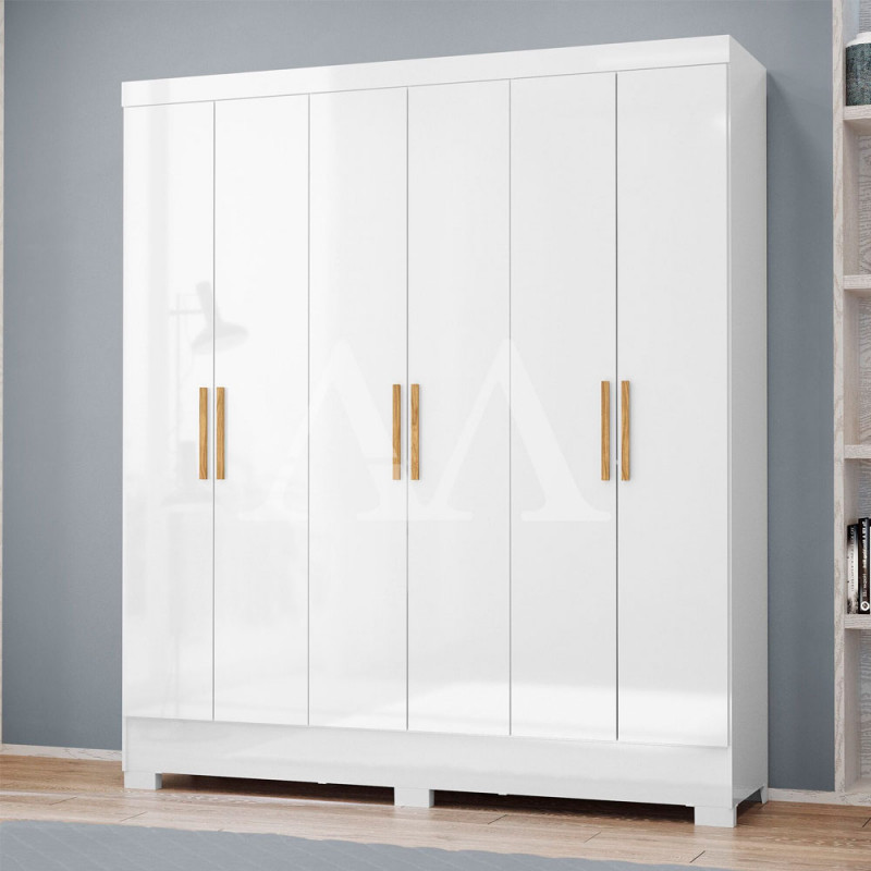 ROUPEIRO 6P. ABRIR 2G MX GLIESE BRANCO NEVE