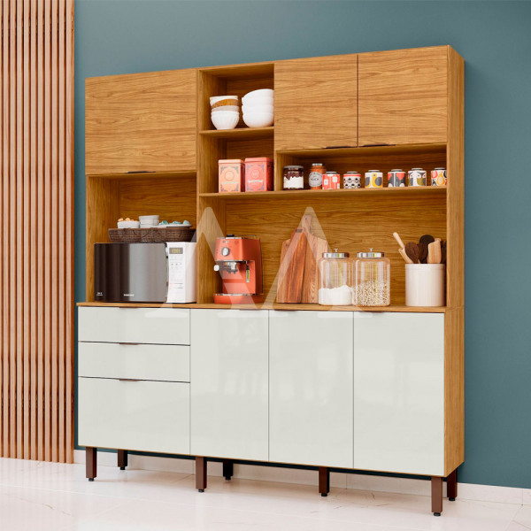 COZINHA COMPACTA MX BOREAL MARROCOS/OFF WHITE COZINHA COMPACTA MX BOREAL MARROCOS/OFF WHITE