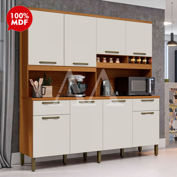 KIT 8P 2G RONIPA CABERNET PRIME AMENDOA/OFF WHITE