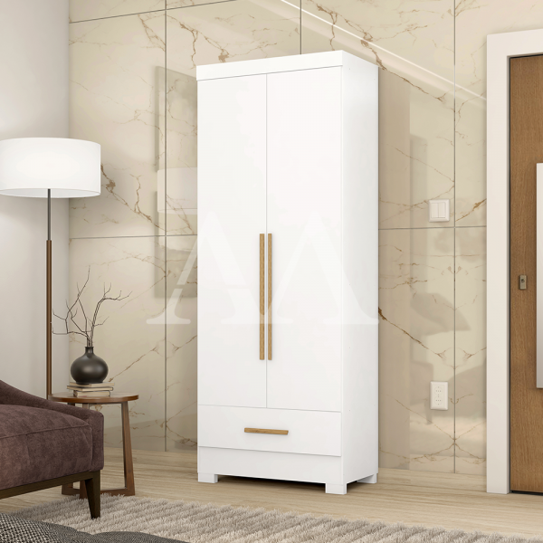 ROUPEIRO 2P. ABRIR 1G RODIAL SMART PLUS BRANCO/FOSCO 11GR2123S ROUPEIRO 2P. ABRIR 1G RODIAL SMART PLUS BRANCO/FOSCO 11GR2123S