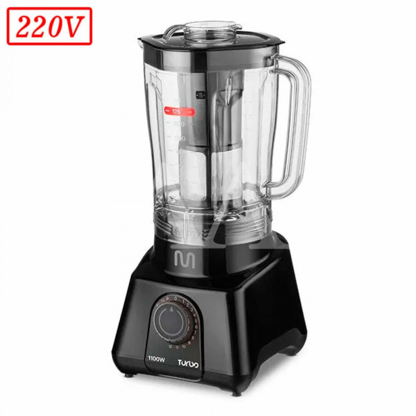 LIQUIDIFICADOR MULTILASER TURBO LQ1102 1100W 12 VEL 220V PRETO