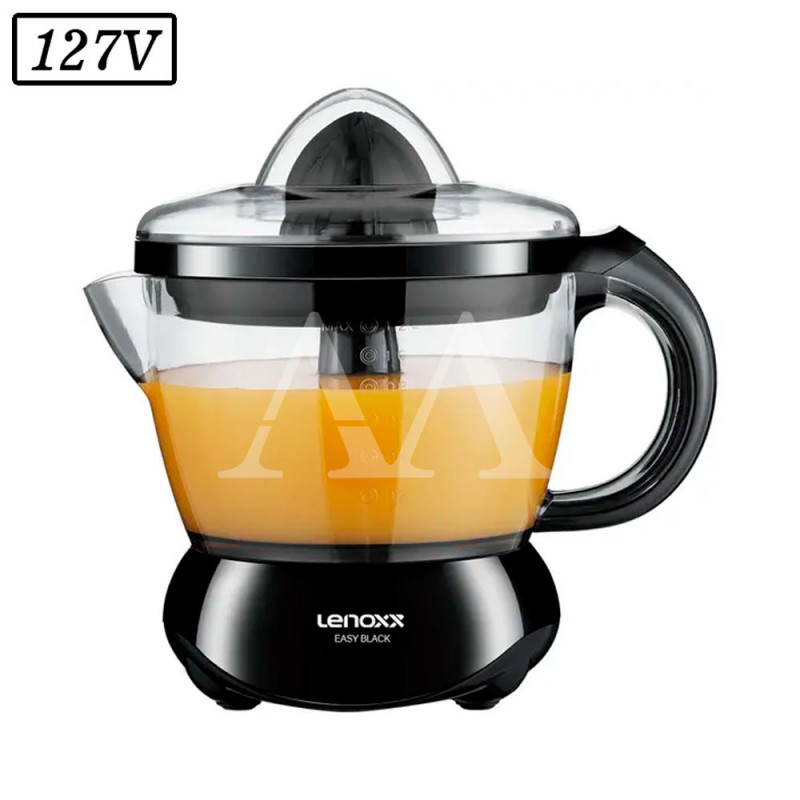 ESPREMEDOR DE FRUTAS LENOXX EASY BLACK 127V PRETO ESPREMEDOR DE FRUTAS LENOXX EASY BLACK 127V PRETO