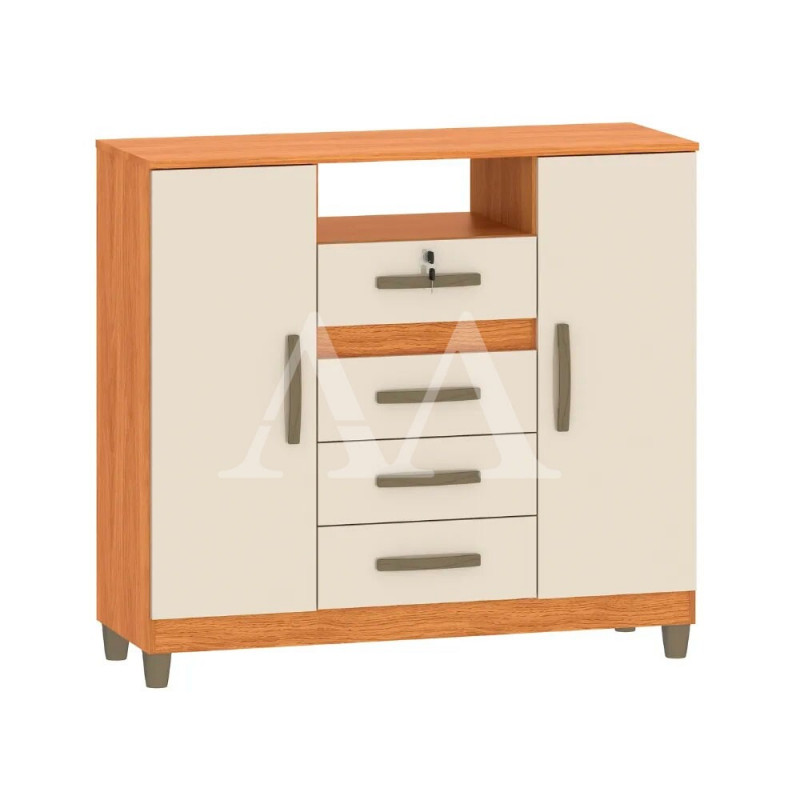 COMODA 4G 2P. ABRIR FELLICCI ANGRA CINAMOMO/OFF WHITE
