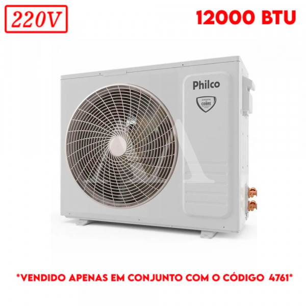 AR CONDICIONADO CONDENSADOR PHILCO SPLIT HI WALL ECO INVERTER PAC12FB 12000 BTU 220V