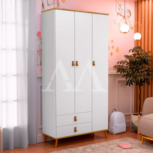 ROUPEIRO 3P. ABRIR 2G JA JUJUBA BRANCO/NATURE ROUPEIRO 3P. ABRIR 2G JA JUJUBA BRANCO/NATURE