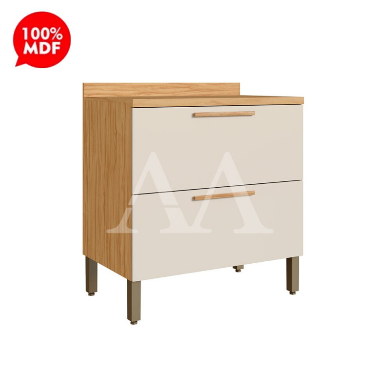 BALCAO RONIPA 1P 1G RIESLING 80CM AMENDOA / OFF WHITE BALCAO RONIPA 1P 1G RIESLING 80CM AMENDOA / OFF WHITE