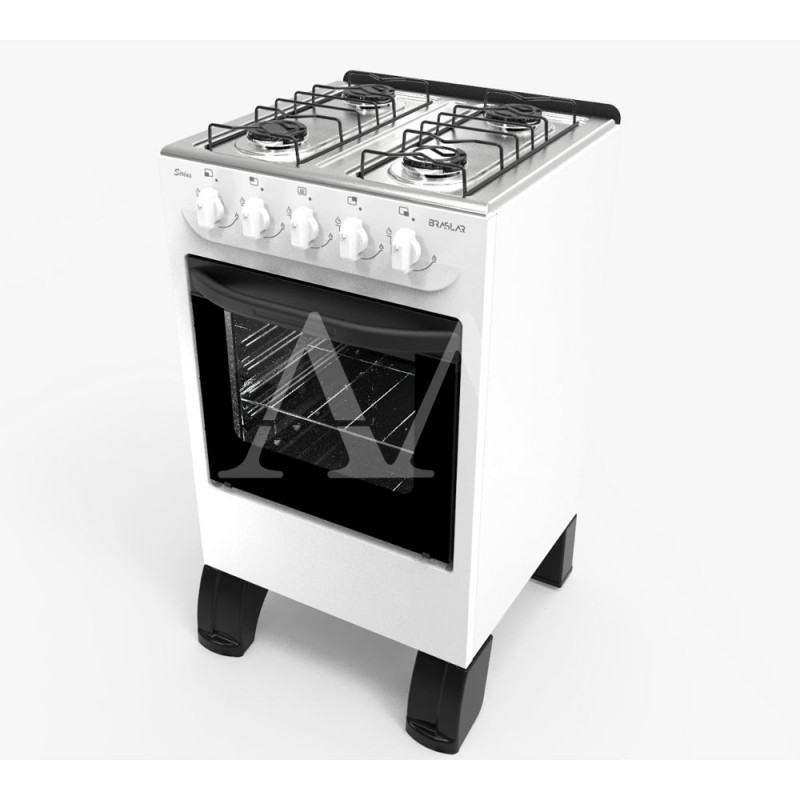 FOGAO 4B BRASLAR NEW SIRIUS SIMPLES S/ TAMPO BRANCO