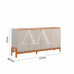 BUFFET LUKALIAM ELEGANCE OFF WHITE NEW/JEQUITIBA BUFFET LUKALIAM ELEGANCE OFF WHITE NEW/JEQUITIBA