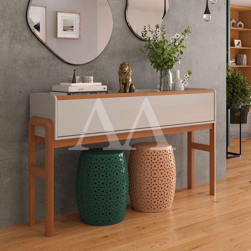 APARADOR LUKALIAM ELEGANCE OFF WHITE NEW/JEQUITIBA