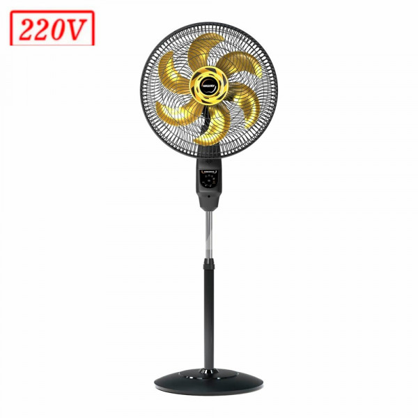 VENTILADOR MALLORY CHRONOS COLUNA 40CM 6 PAS 3 VEL 220V PRETO/DOURADO VENTILADOR MALLORY CHRONOS COLUNA 40CM 6 PAS 3 VEL 220V PRETO/DOURADO