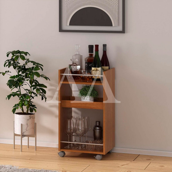 CARRINHO BAR ARTELY BRITO CINAMOMO CARRINHO BAR ARTELY BRITO CINAMOMO