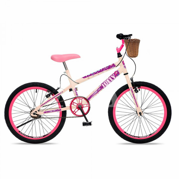 BICICLETA COLLI JULLY ARO 20 S/MARCHA C/CESTO BEGE BICICLETA COLLI JULLY ARO 20 S/MARCHA C/CESTO BEGE