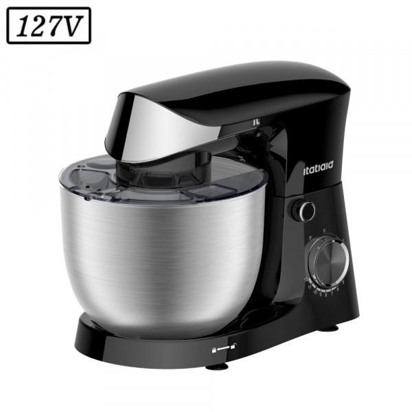 BATEDEIRA ITATIAIA BPMID1003 MIDI 1 TIGELA 12 VEL 1000W 127V INOX/PRETO