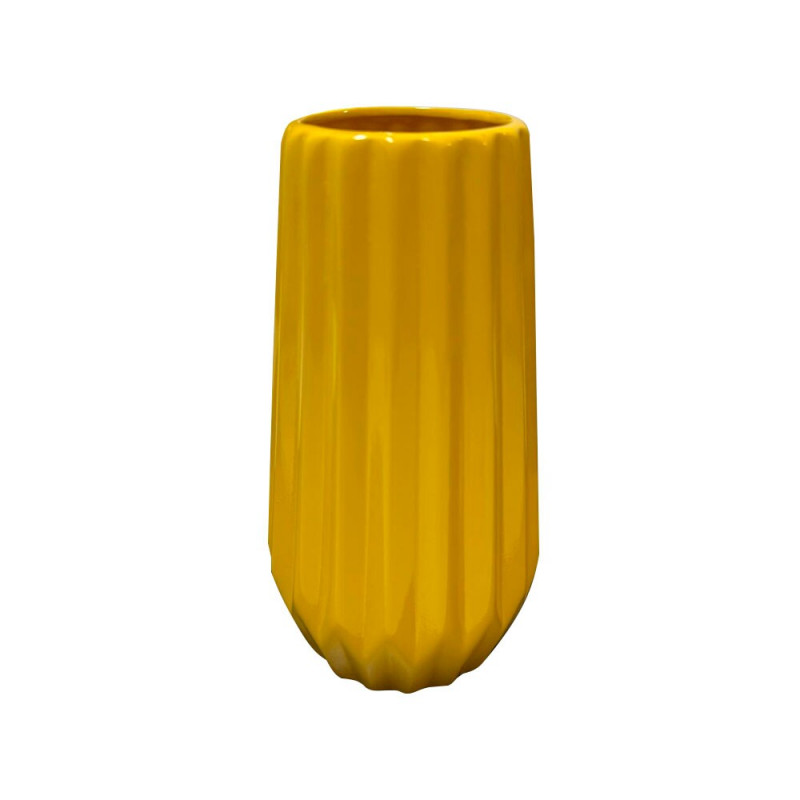 VASO CERAMICA QUARTZO G AMARELO VASO CERAMICA QUARTZO G AMARELO