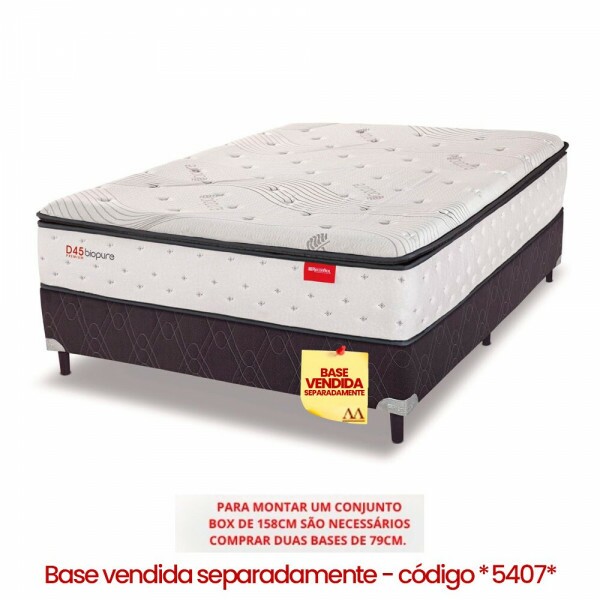 COLCHAO D45 158X198X30 RECONFLEX PREMIUM BIOPURE C/PILLOW