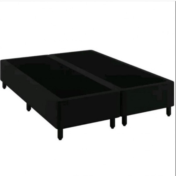 BASE BOX 158X198X27 BIPARTIDA MERON PRETO
