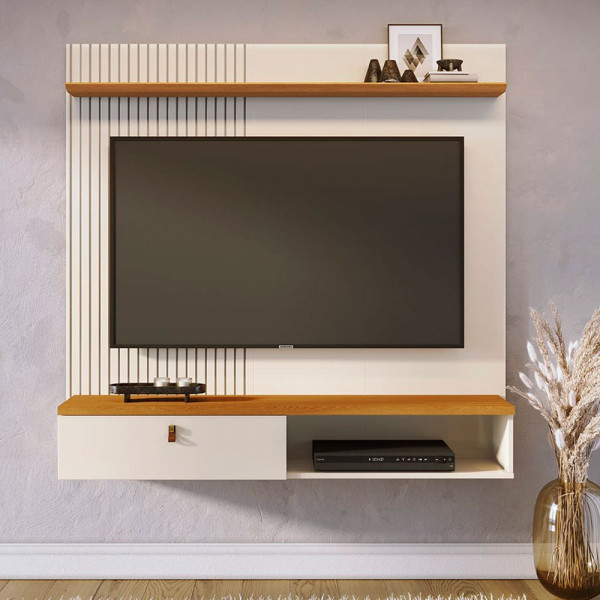 BANCADA SUSPENSA MADETEC IRIS CINAMOMO/OFF WHITE