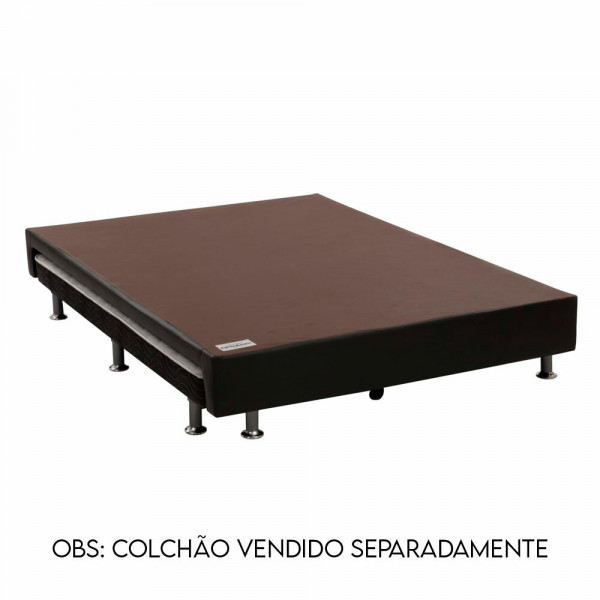 BASE BOX 138X188X25 ORTOBOM SOMMIER CORINO VAZADA PRETO