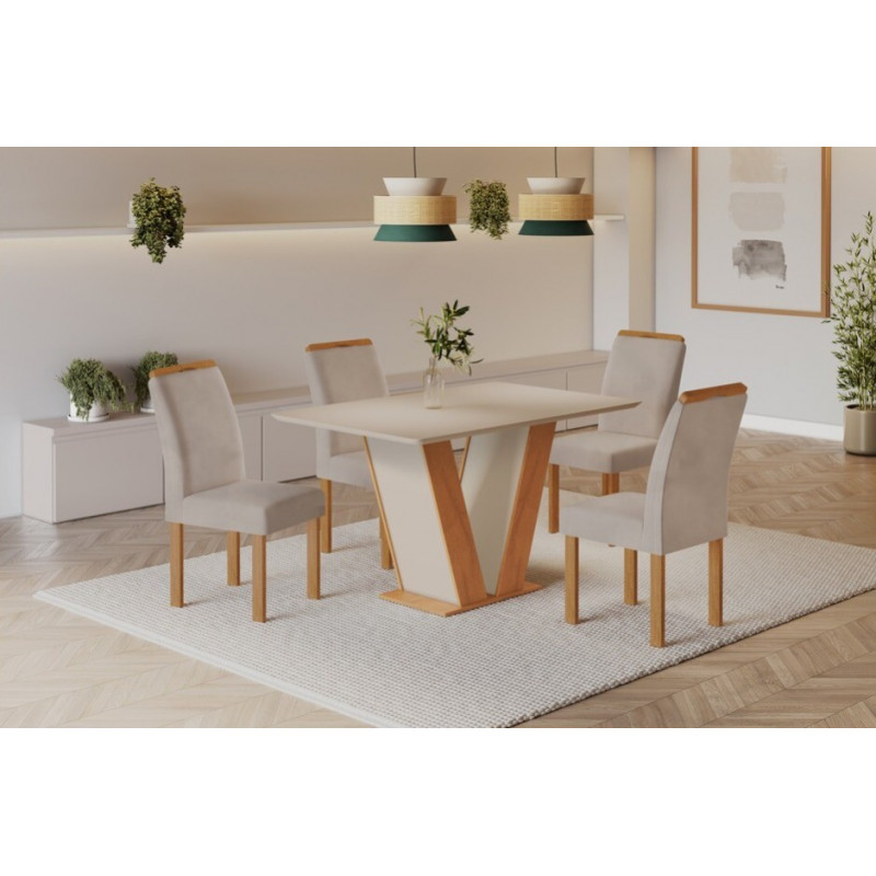 CJ MESA 4C CEL MOVEIS QATAR RETANGULAR 120X80 TAMPO LONDRES PLUS S/VDO CAD.LONDRES TEC 169 CINAMOMO/OFF CJ MESA 4C CEL MOVEIS QATAR RETANGULAR 120X80 TAMPO LONDRES PLUS S/VDO CAD.LONDRES TEC 169 CINAMOMO/OFF