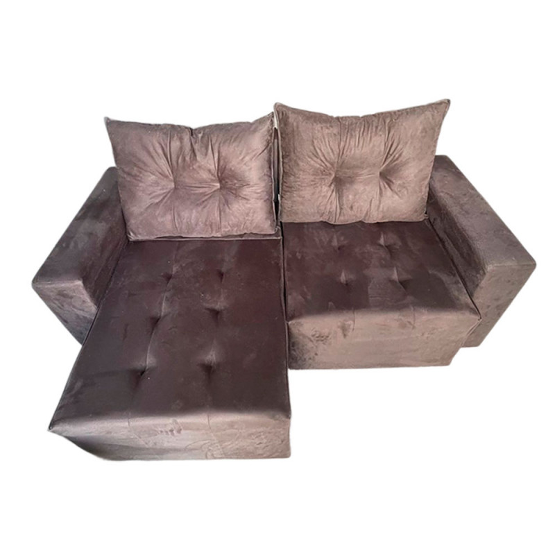 ESTOFADO RG GUATEMALA RETRATIL 1.90 MARROM