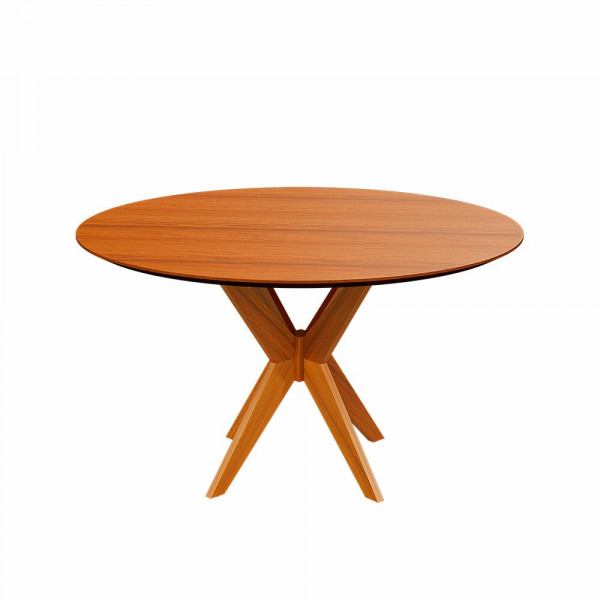 MESA AGN VITORIA REDONDA 90CM TAMPO LAMINADO MADEIRA MESA AGN VITORIA REDONDA 90CM TAMPO LAMINADO MADEIRA