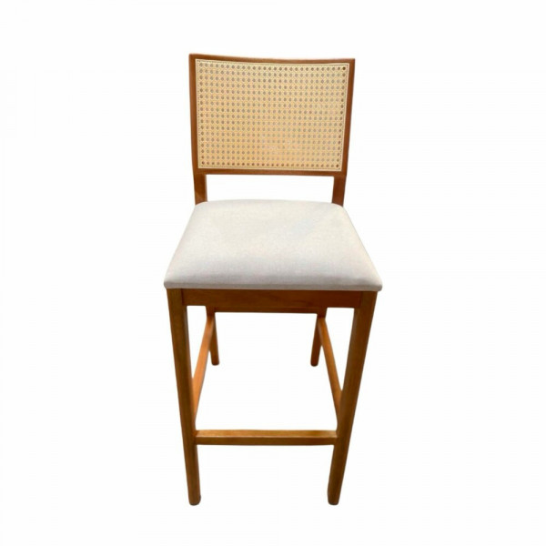 BANQUETA ART ASSENTOS DUBAI TELA SEXTAVADA MEL