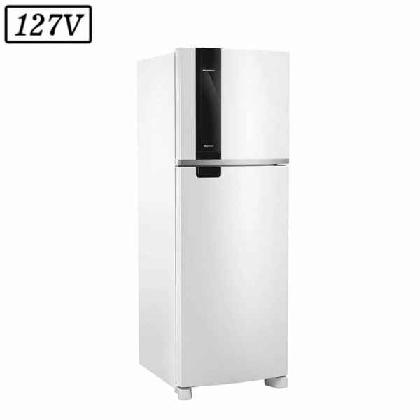 REFRIGERADOR BRASTEMP DOMEST BRM46 FROST FREE DUPLEX 385L 127V BRANCO REFRIGERADOR BRASTEMP DOMEST BRM46 FROST FREE DUPLEX 385L 127V BRANCO