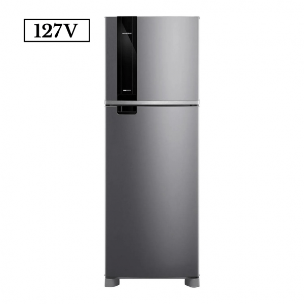 REFRIGERADOR BRASTEMP DOMEST BRM46 FROST FREE DUPLEX 385L 127V INOX REFRIGERADOR BRASTEMP DOMEST BRM46 FROST FREE DUPLEX 385L 127V INOX