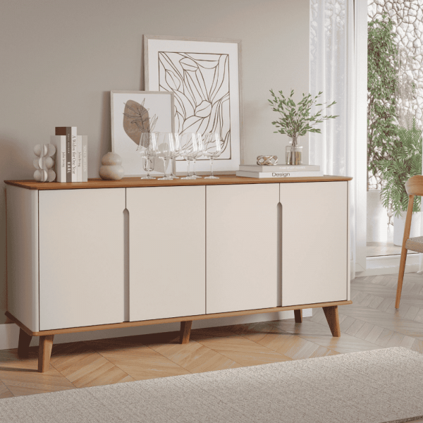 BUFFET CIMOL SERENA CINAMOMO/OFF WHITE BUFFET CIMOL SERENA CINAMOMO/OFF WHITE