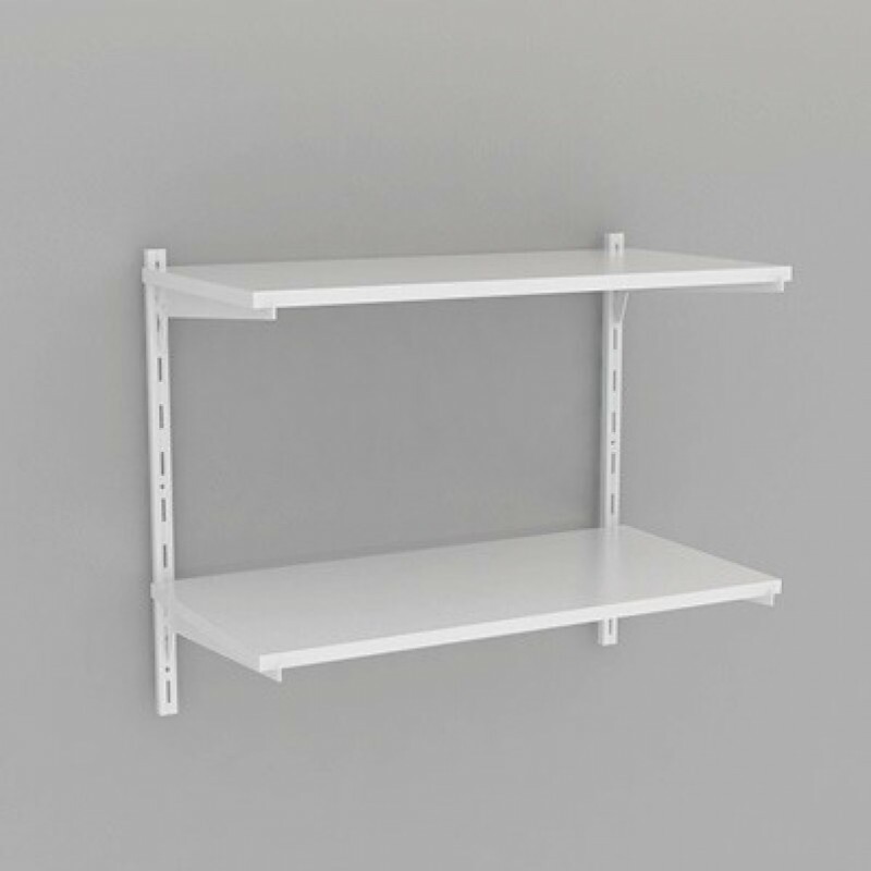 KIT 2 PRATELEIRA BRASFORMA MULTIUSO 60X30 C/TRILHO BRANCO KIT 2 PRATELEIRA BRASFORMA MULTIUSO 60X30 C/TRILHO BRANCO