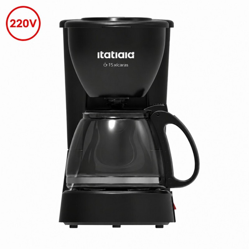 CAFETEIRA ITATIAIA 15 XICARAS 550W 220V PRETA CAFETEIRA ITATIAIA 15 XICARAS 550W 220V PRETA