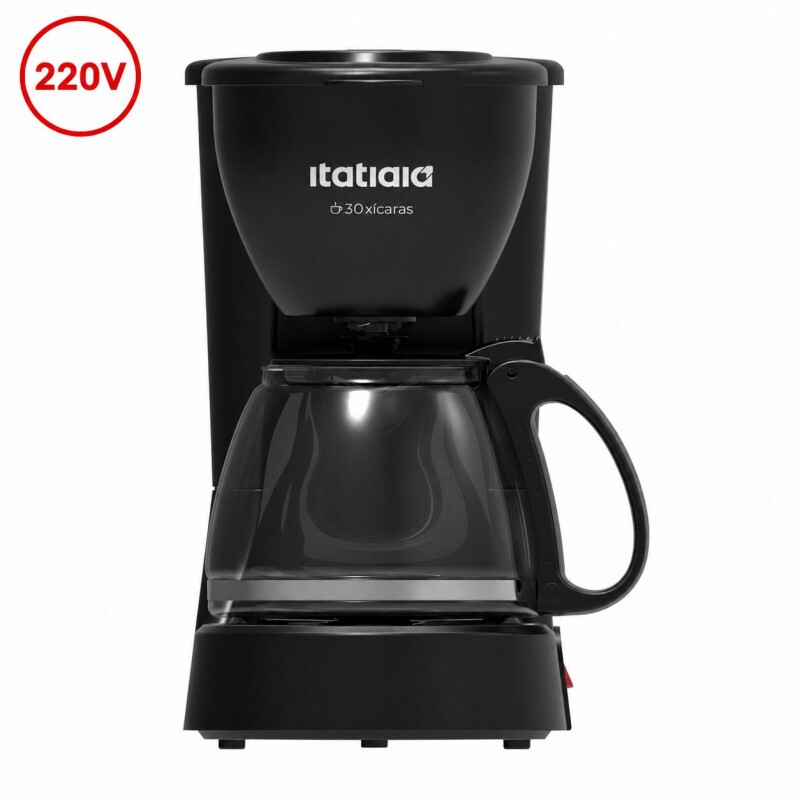CAFETEIRA ITATIAIA 30 XICARAS 550W 220V PRETA CAFETEIRA ITATIAIA 30 XICARAS 550W 220V PRETA