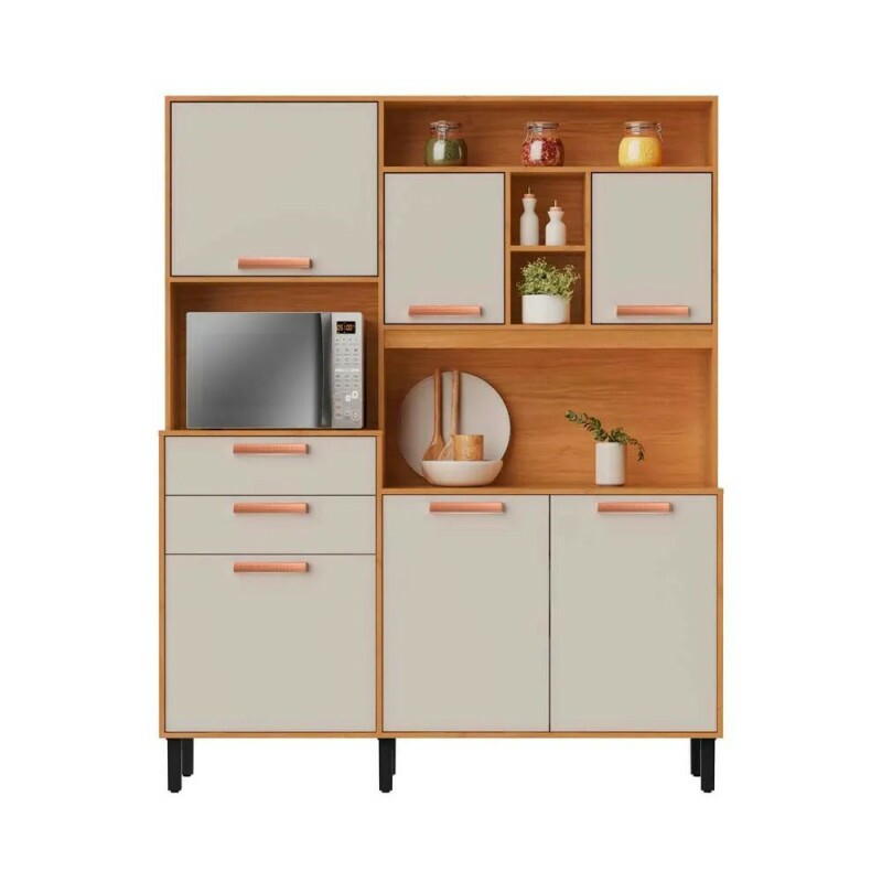 KIT 6P 2G ITATIAIA NAPOLES 160CM CINAMOMO/OFF WHITE 1804 KIT 6P 2G ITATIAIA NAPOLES 160CM CINAMOMO/OFF WHITE 1804