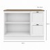 BALCAO POLIMAN 2P 2G UNNA 120CM BRANCO