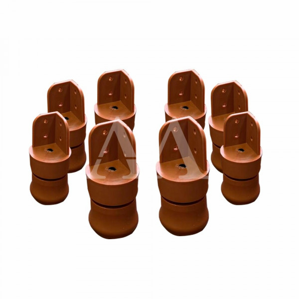 KIT TCIL PES C/8 PLASTICO C/ REGULAGEM CARAMELO KIT TCIL PES C/8 PLASTICO C/ REGULAGEM CARAMELO