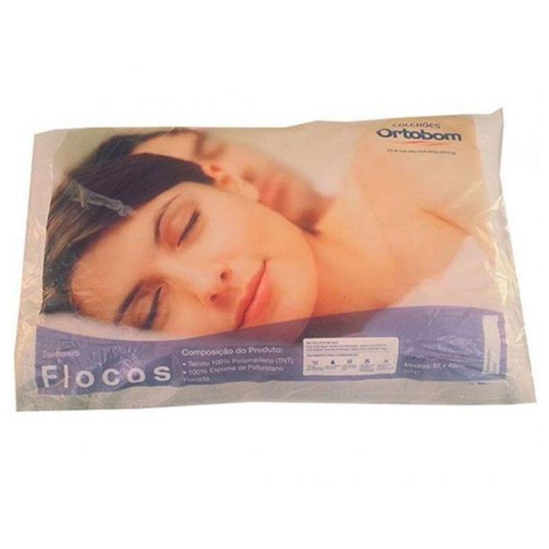 TRAVESSEIRO ORTOBOM FLOCOS 90X60X15 TRAVESSEIRO ORTOBOM FLOCOS 90X60X15